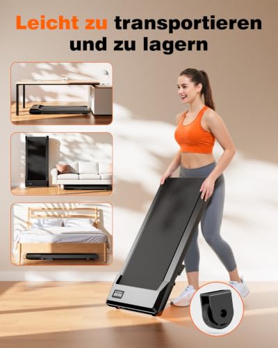 Thumbnail 9 de Superun Walking Pad mit Steigung, KI-Trainer-App, Handgriffen und 136 kg Traglast