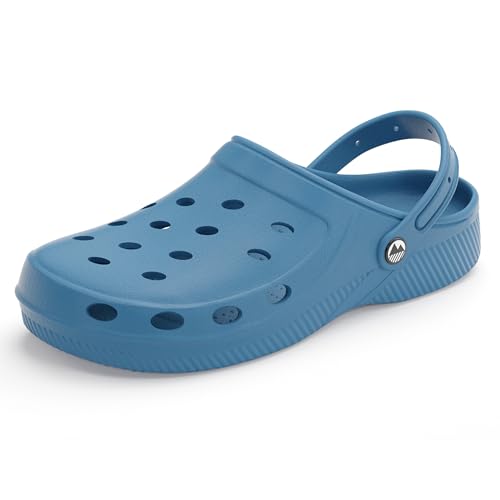 Detalle de Lakeland Active Silloth Lightweight Ventilated Clogs for Men – Mid Blue, UK 9