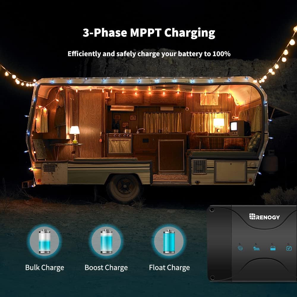 Detalle 2 de Renogy 50-Amp MPPT Charge Controller ⚡