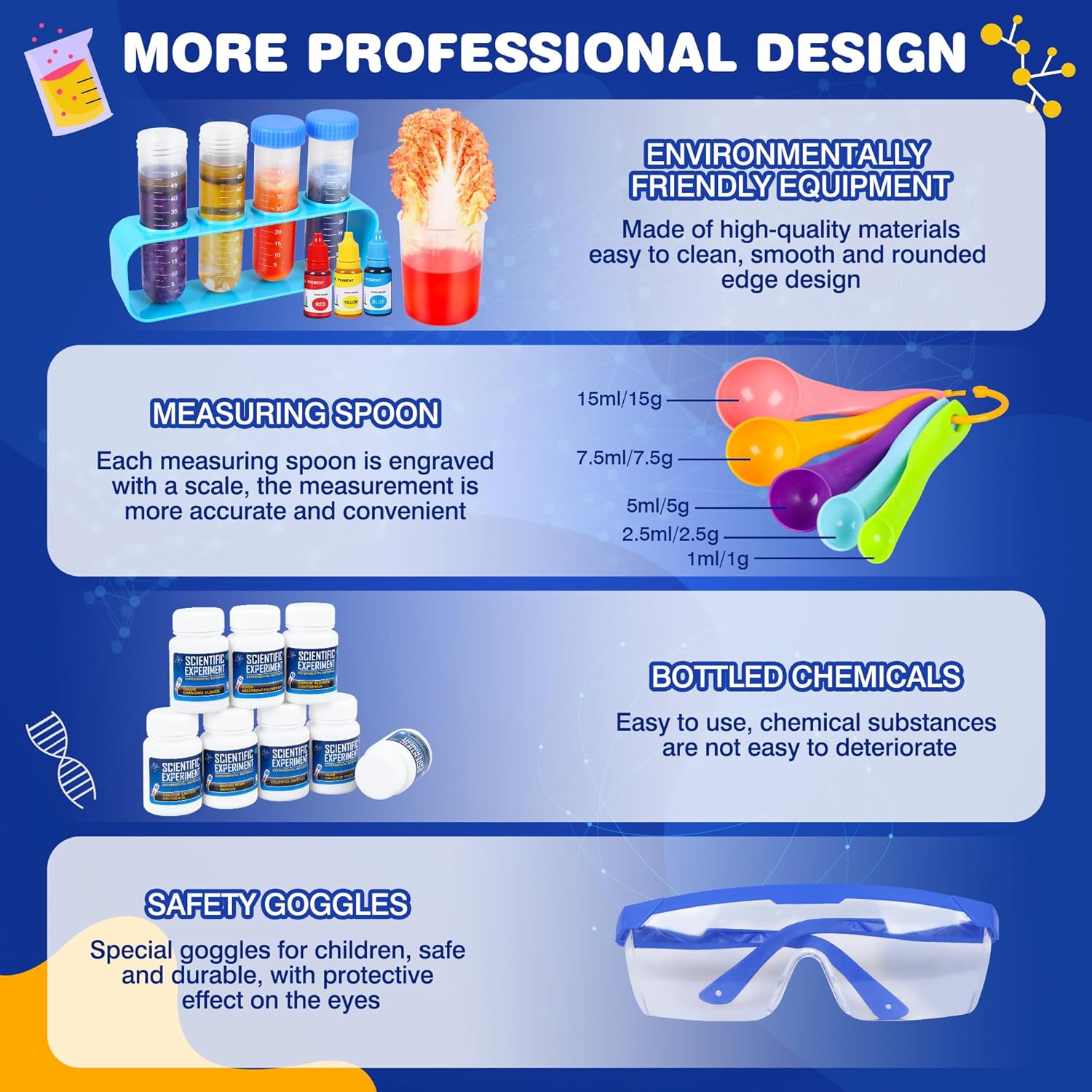 Thumbnail 3 de Science Kit for Kids 80 Experiments