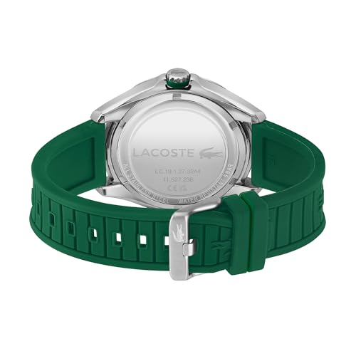 Detalle de Lacoste Orologio Analogico da Uomo Collezione TIEBREAKER – Cinturino silicone verde, 2011263