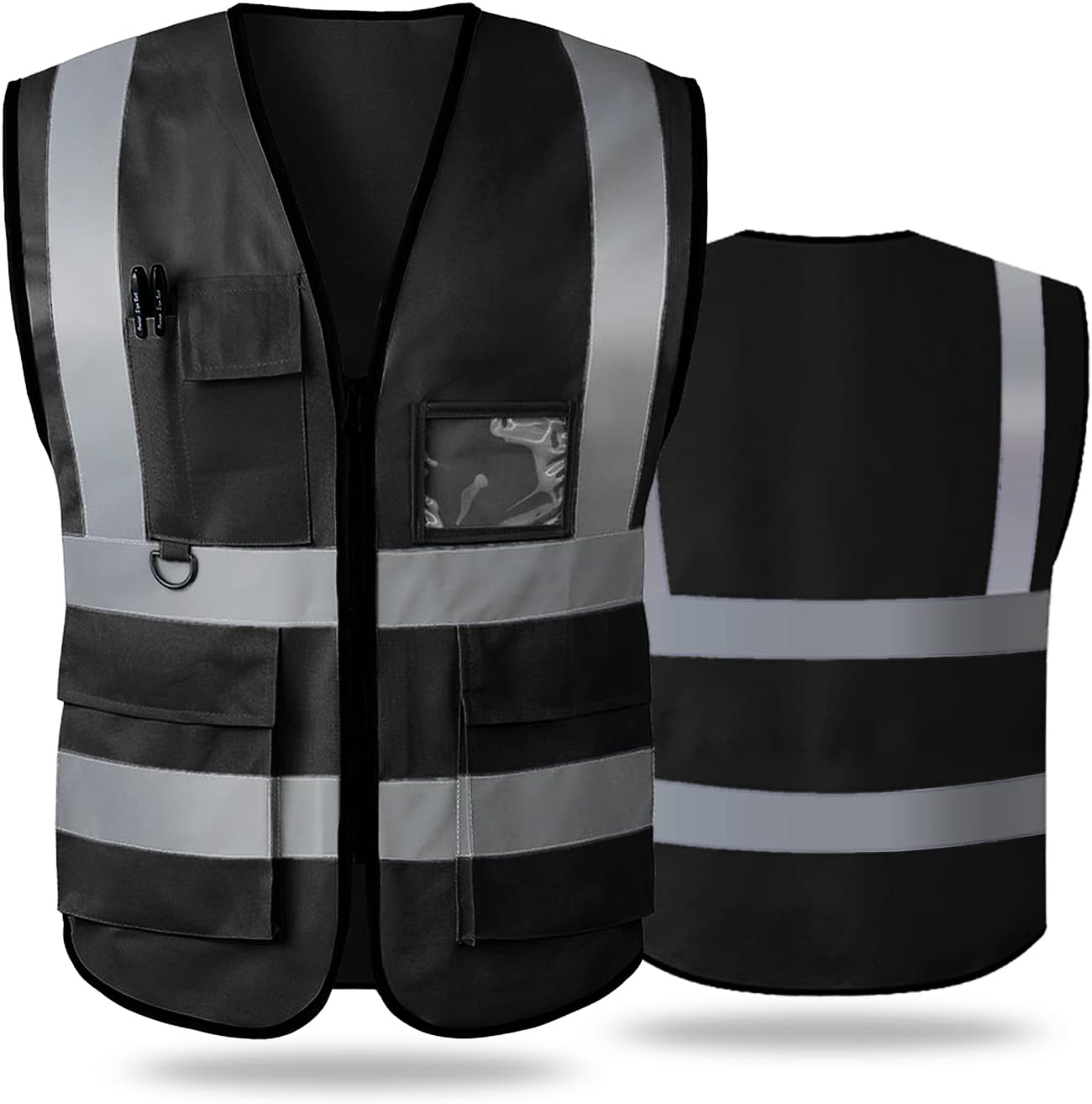 Thumbnail 4 de Tydon Guardian Hi Vis Reflective Vest – ANSI/ISEA 107 Class 2, 5 Pocket Breathable Safety Vest