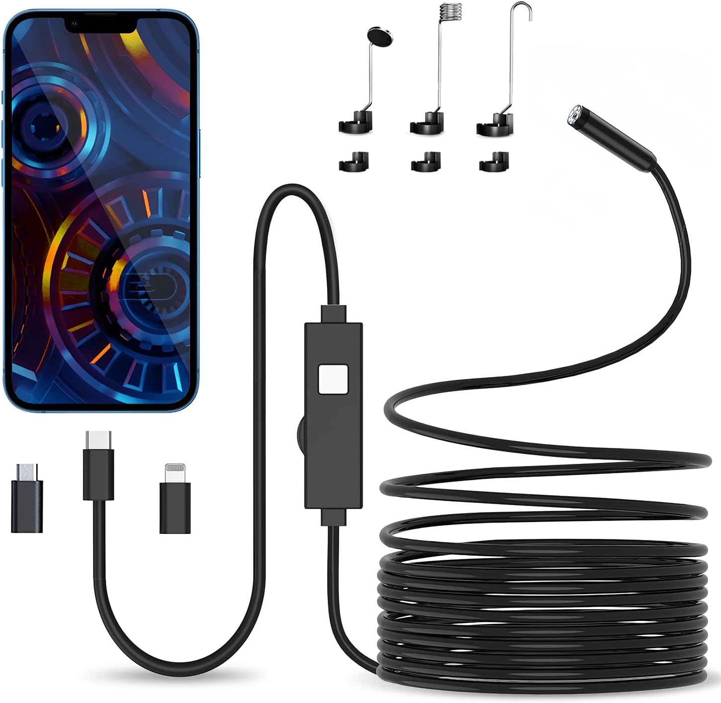 Detalle de Endoskopkamera 1080P HD mit 5 m Kabel