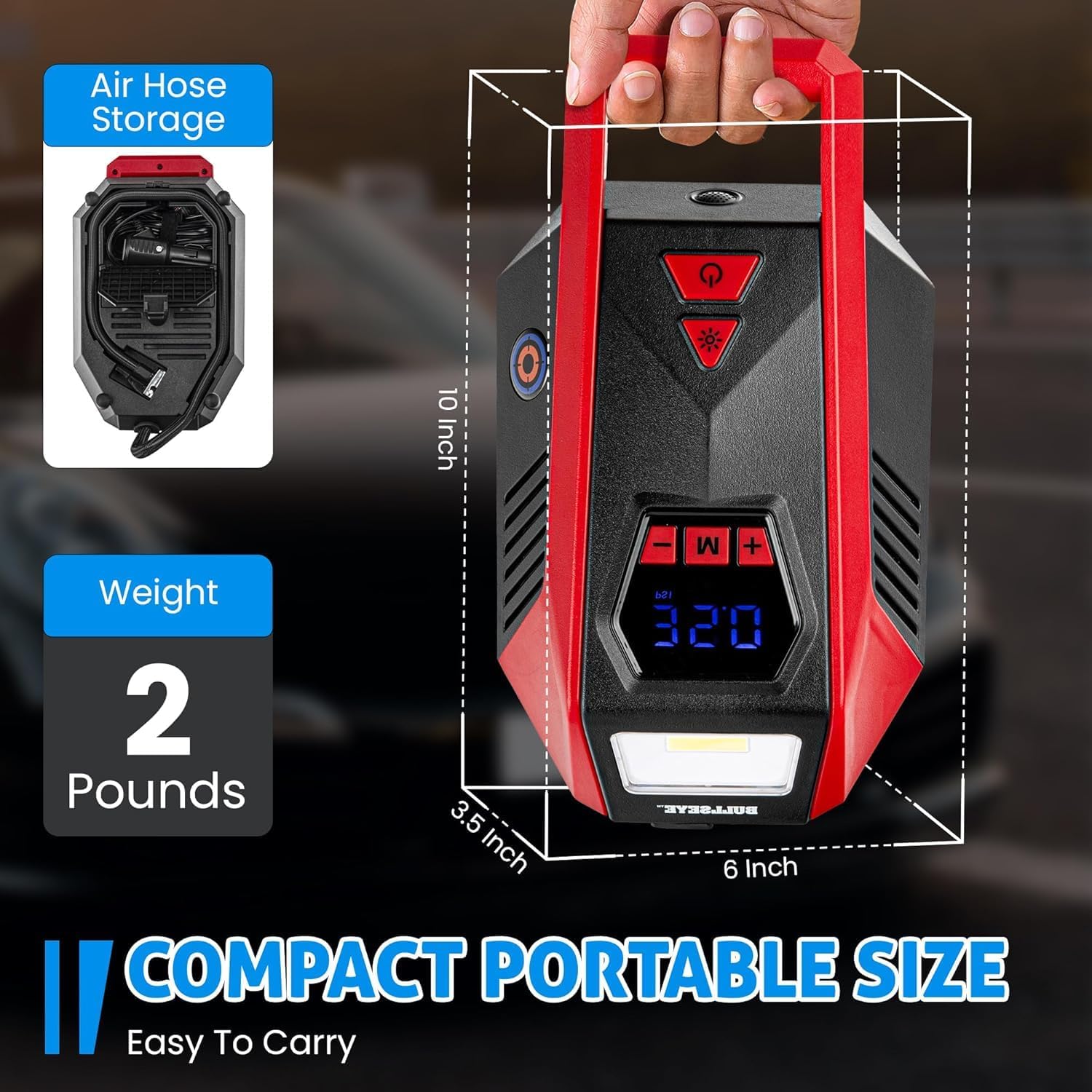 Thumbnail 6 de Bullseye Car Tire Inflator 12V DC