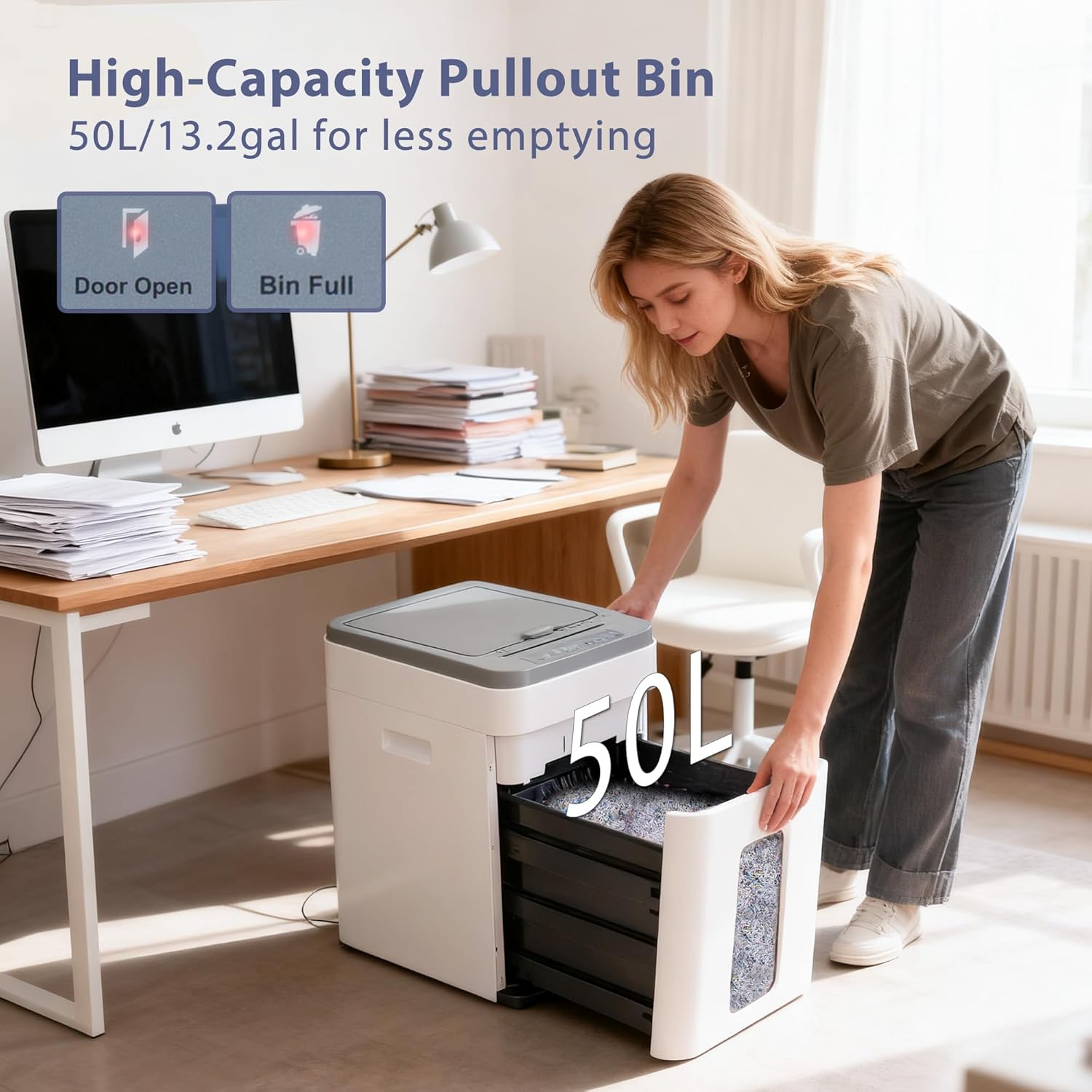 Detalle de Paper Shredder 400-Sheet Auto Feed