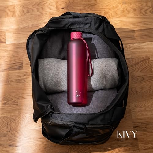 Detalle 2 de KIVY Trinkflasche 1l aus Tritan – Kohlensäure geeignet, auslaufsicher und BPA-frei
