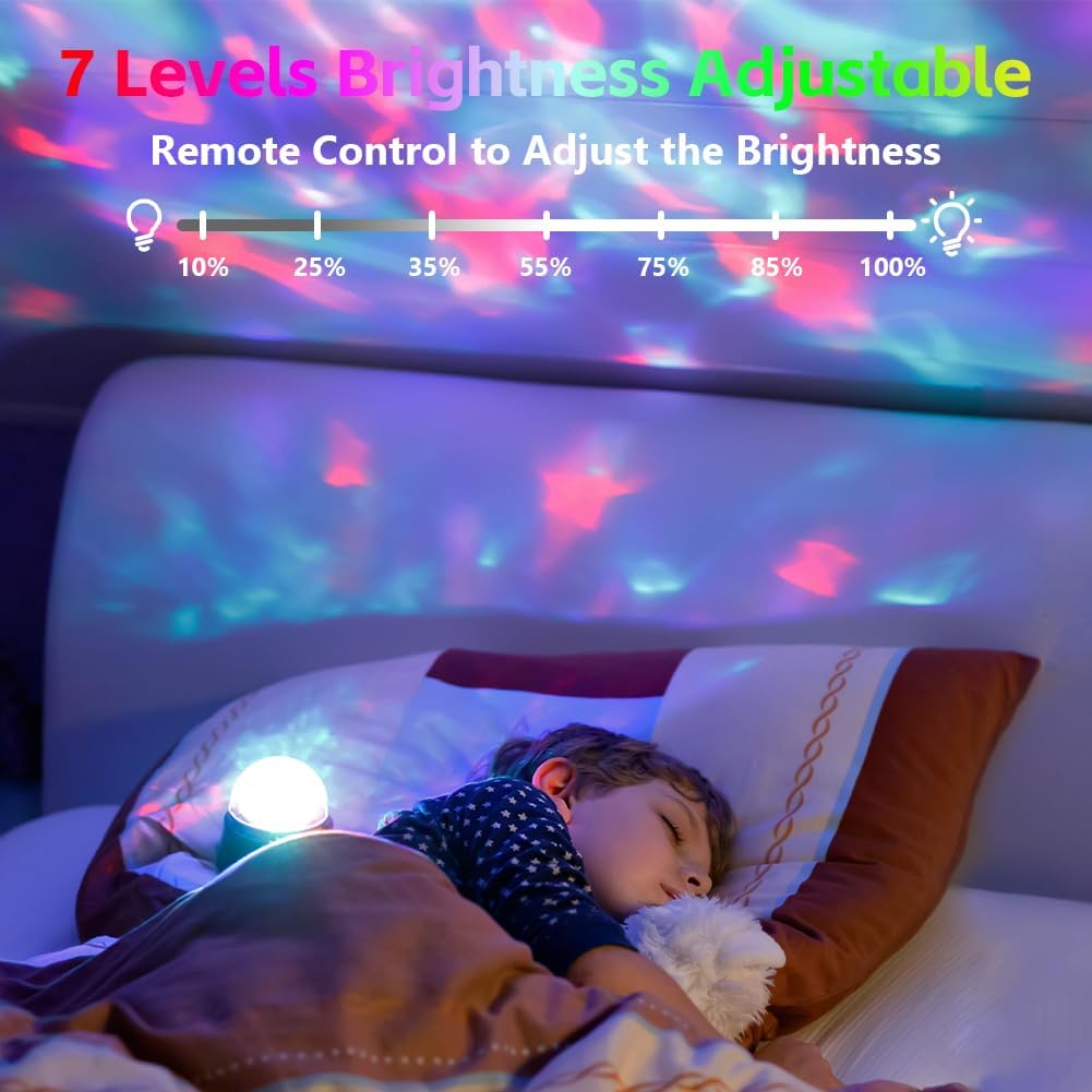 Detalle 2 de vsshe Projecteur ciel étoilé 16 couleurs