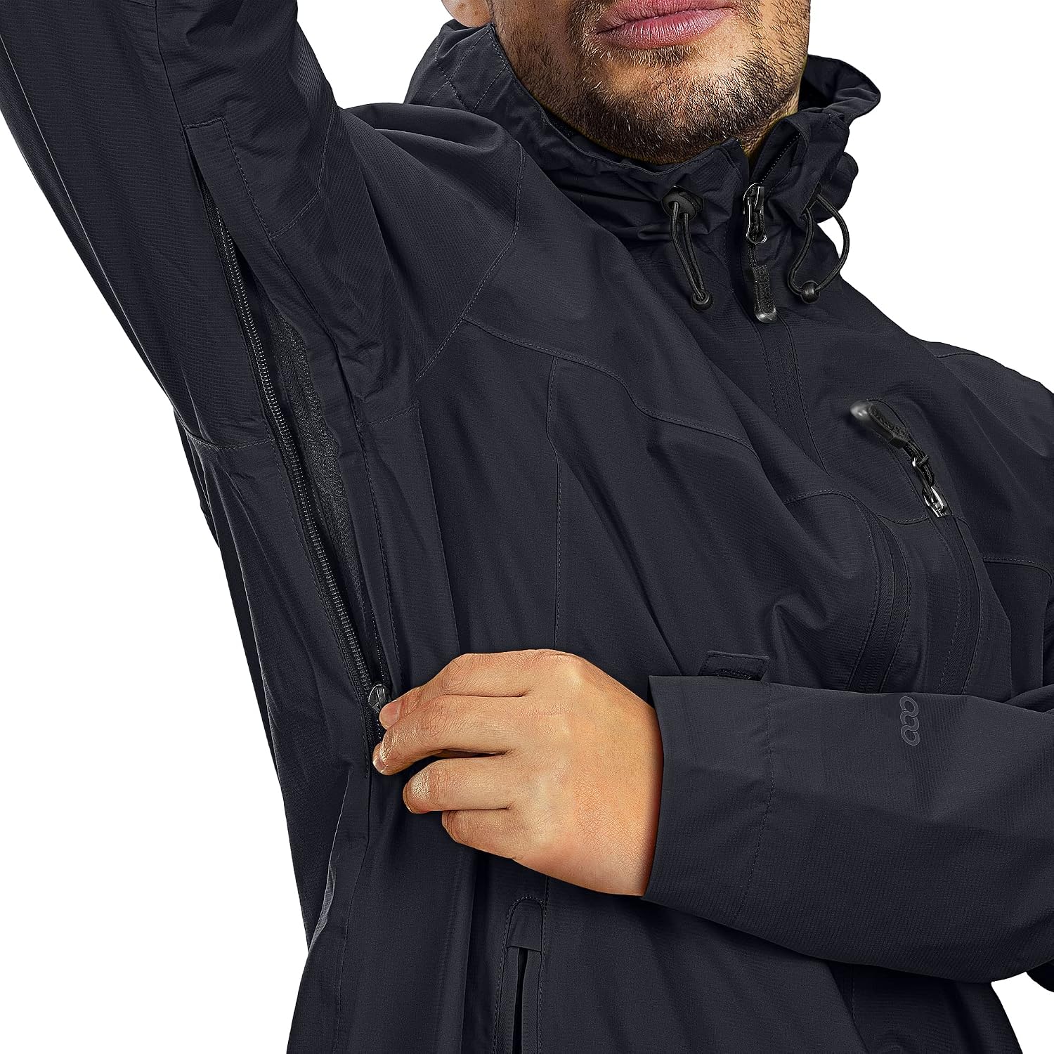 Detalle 2 de 33,000ft Regenjacke Herren 8000 mm Wasserdicht
