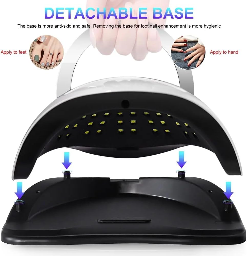Thumbnail 4 de 320W UV LED Nail Lamp 72 Beads