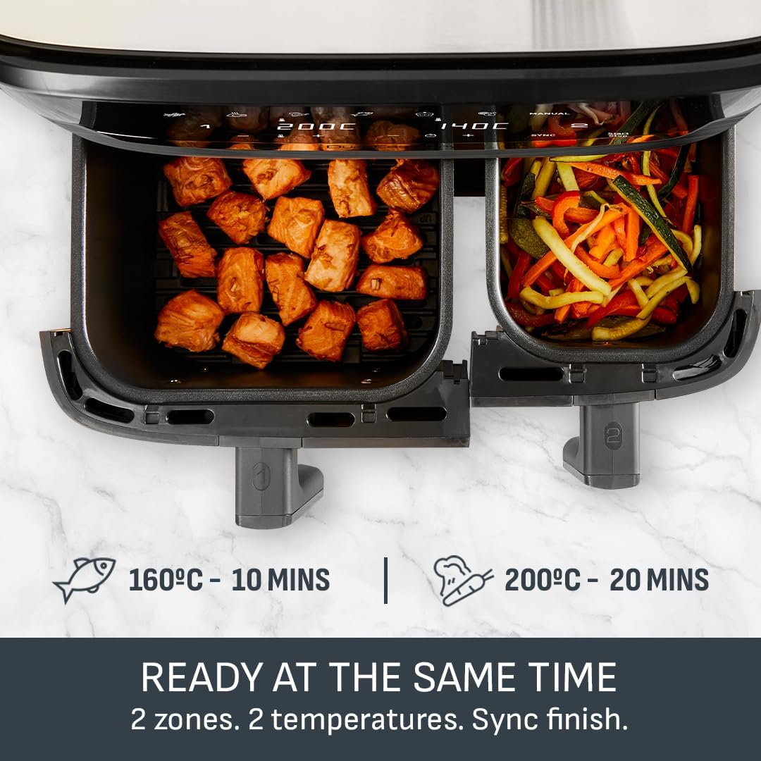 Thumbnail 4 de Tefal Easy Fry Dual Zone EY901840 8.3L air fryer