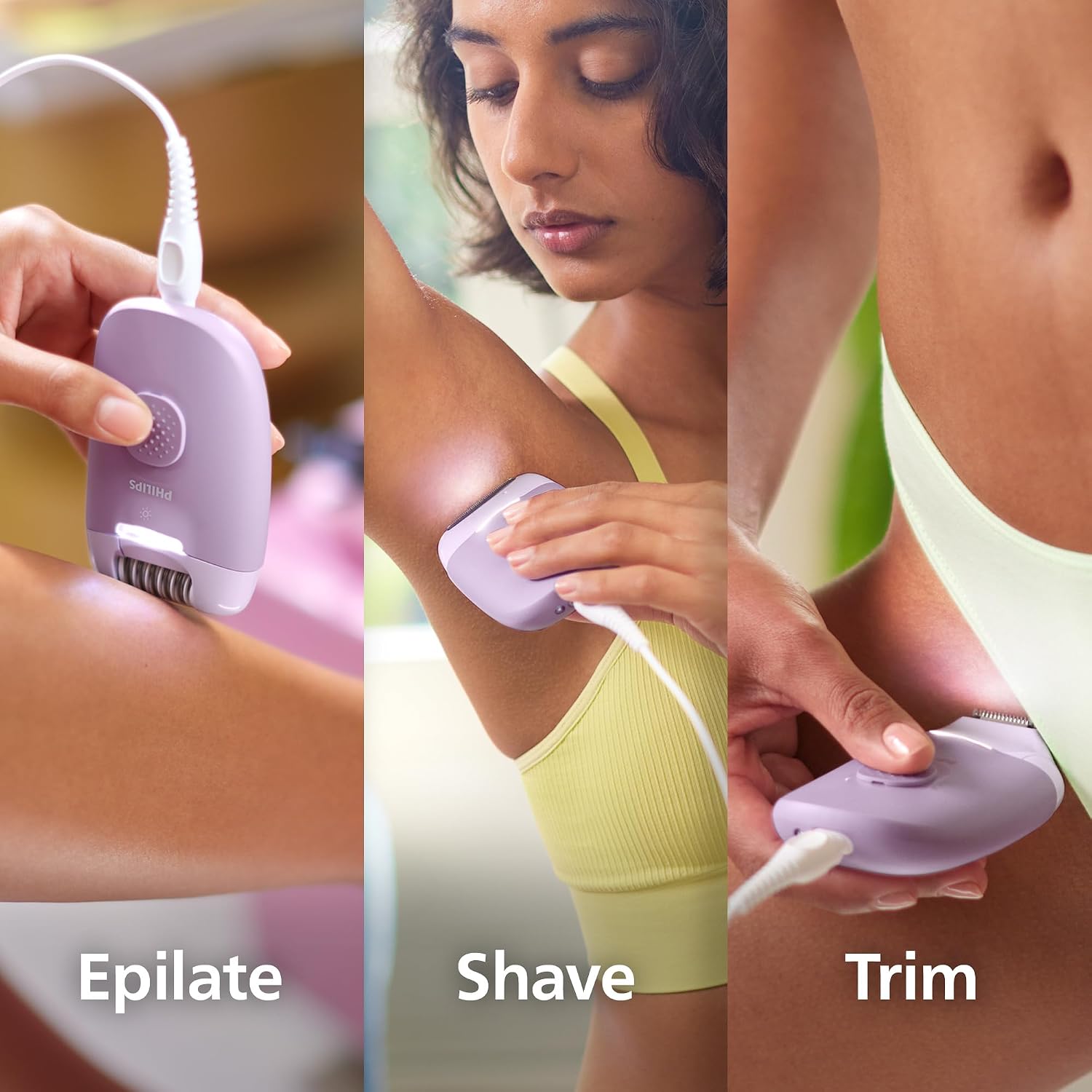 Thumbnail 4 de Philips Epilator Series 4000 BRE257/00: 3-in-1 Corded Hair Removal for Body and Bikini