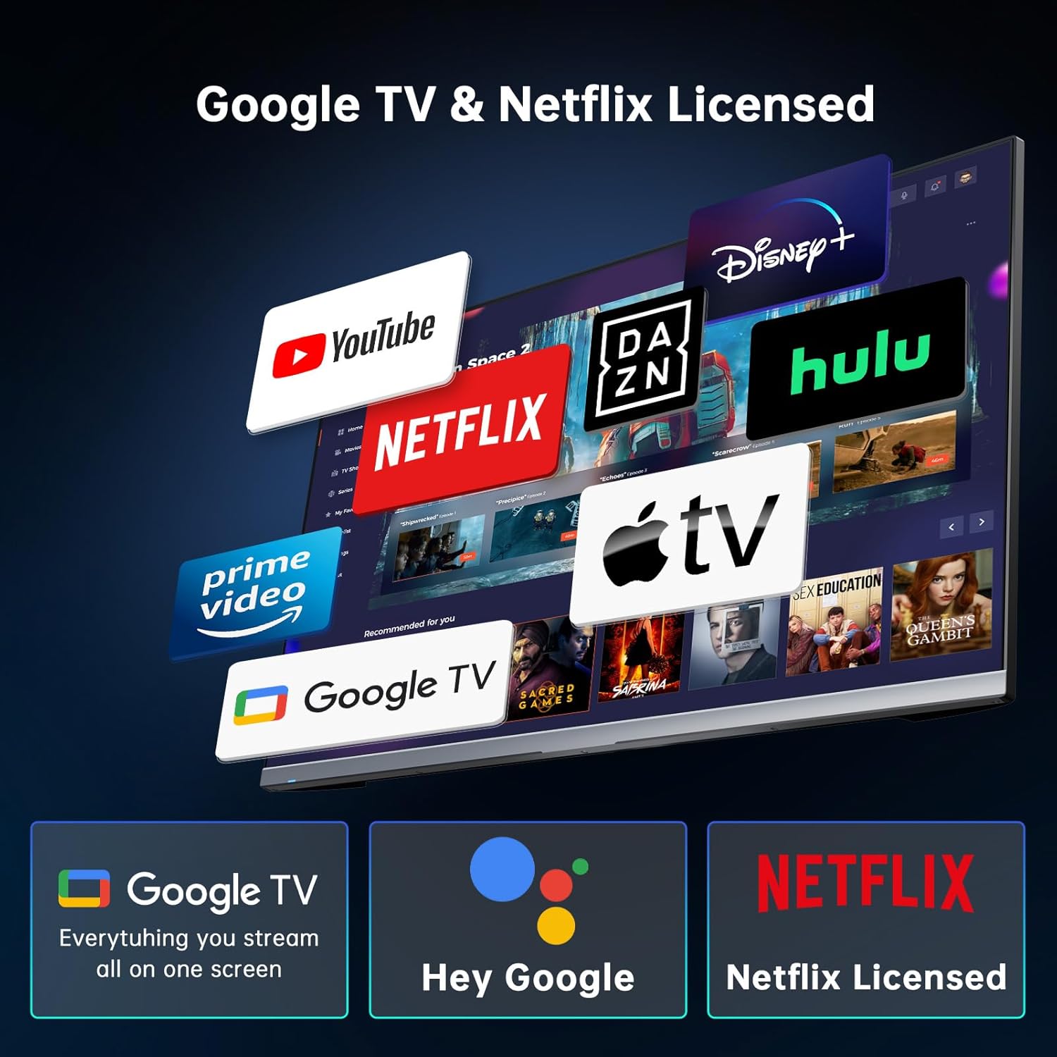 Thumbnail 1 de Smart Monitor 32 Inch with Smart TV System: 4K UHD, Android OS, and versatile connectivity