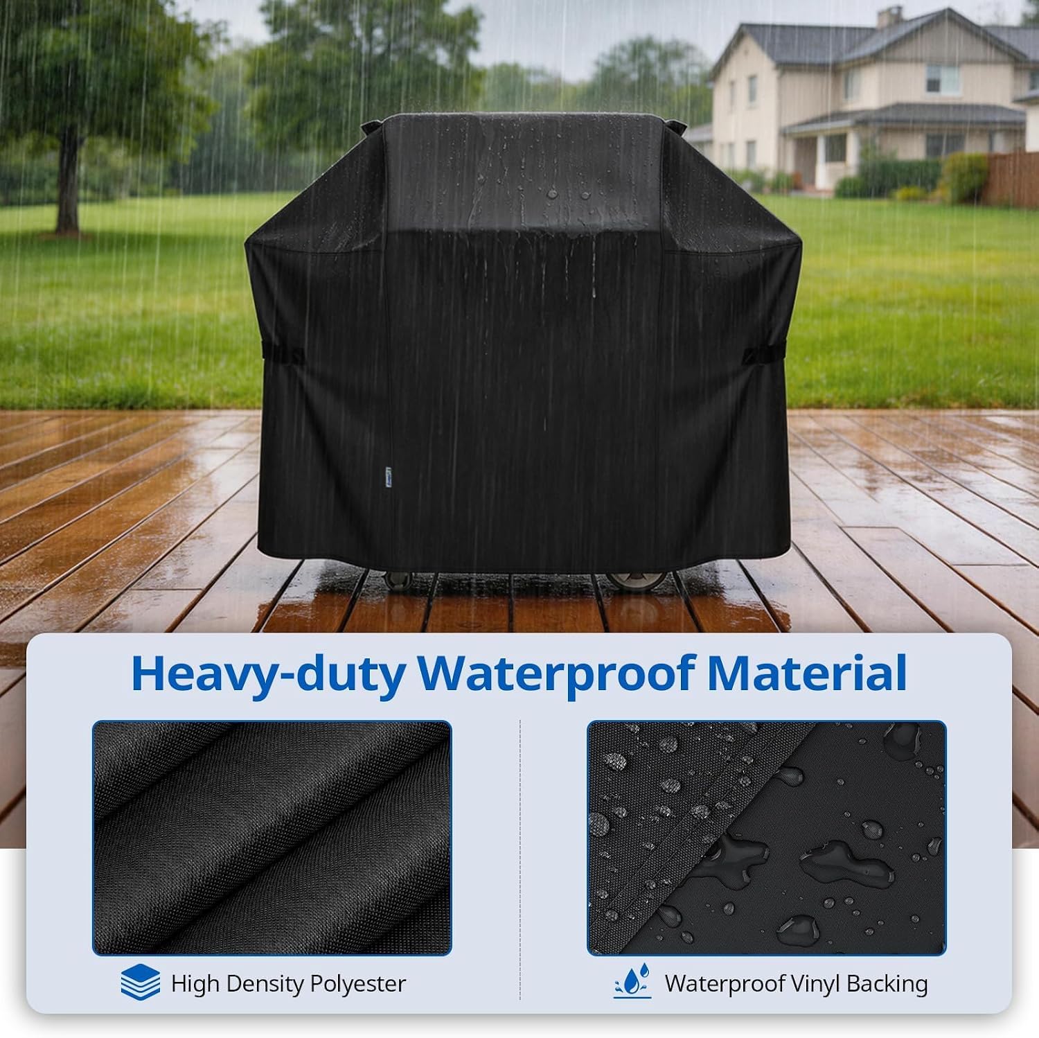 Detalle de SunPatio Grill Cover, 58 Inch