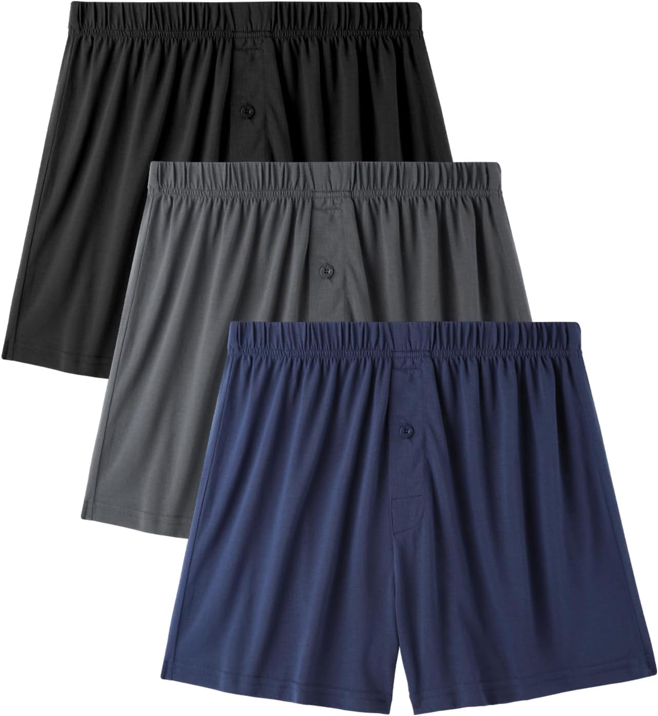 Detalle 2 de BAMBOO COOL Mens Boxers 3-Pack boxer shorts 🩲