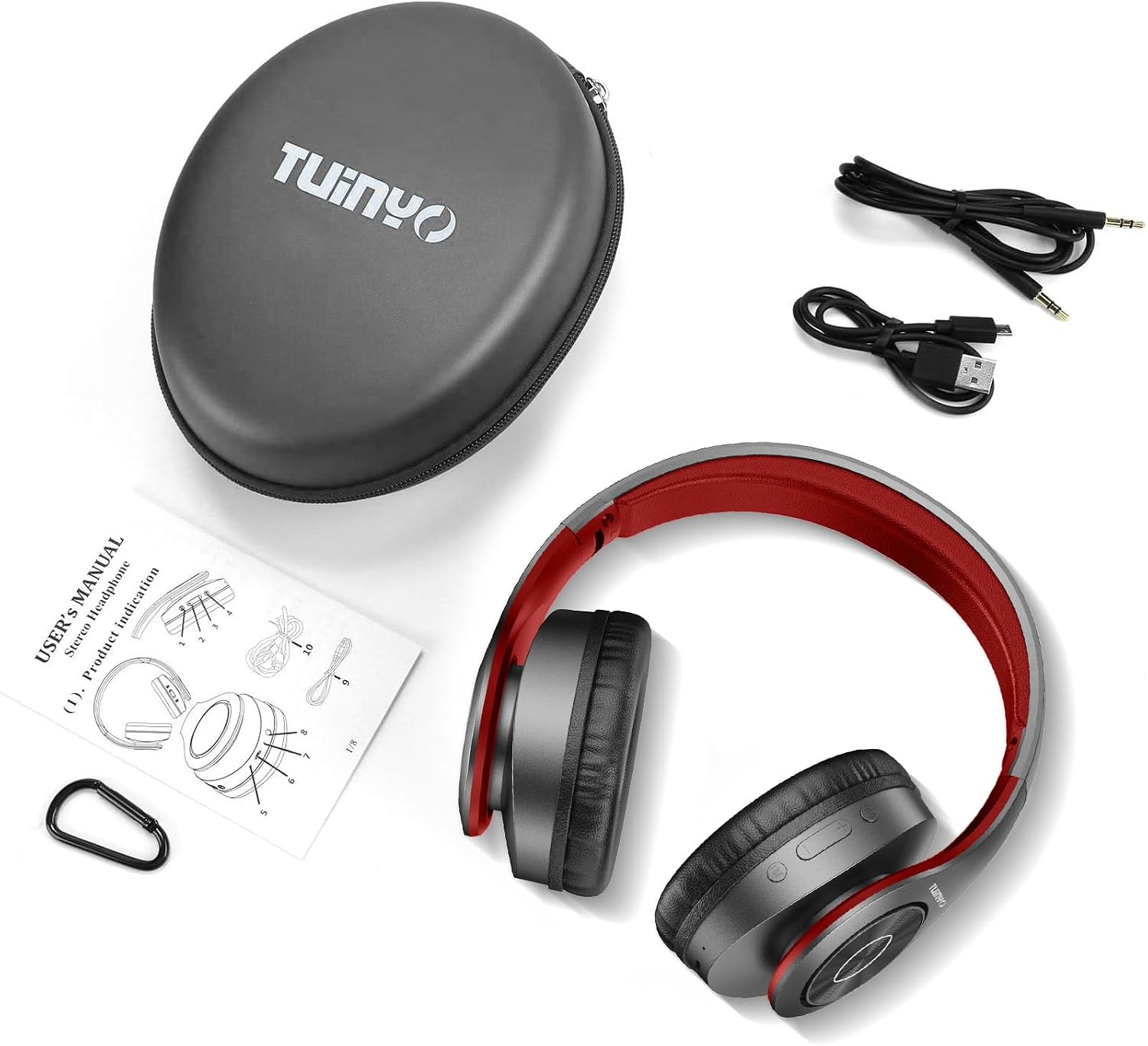 Detalle 2 de TUINYO Over-Ear Bluetooth Headphones, 40-Hour Playtime