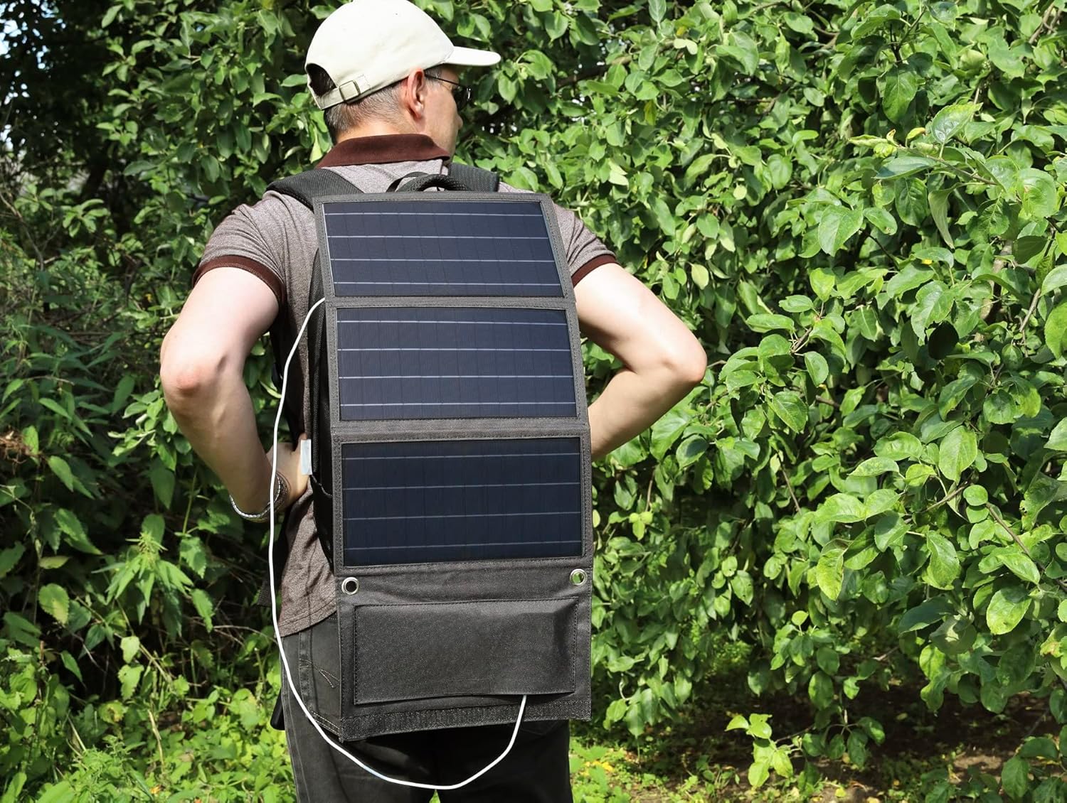 Thumbnail 3 de Technaxx TX-207 Cargador Solar 21W USB para Viajes y Outdoor