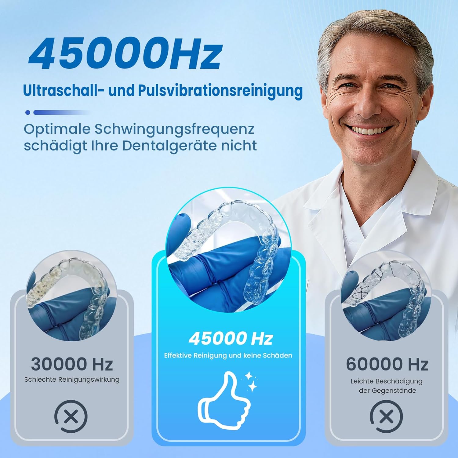 Thumbnail 4 de Ultraschallreinigungsgerät 45KHz Dental Pod