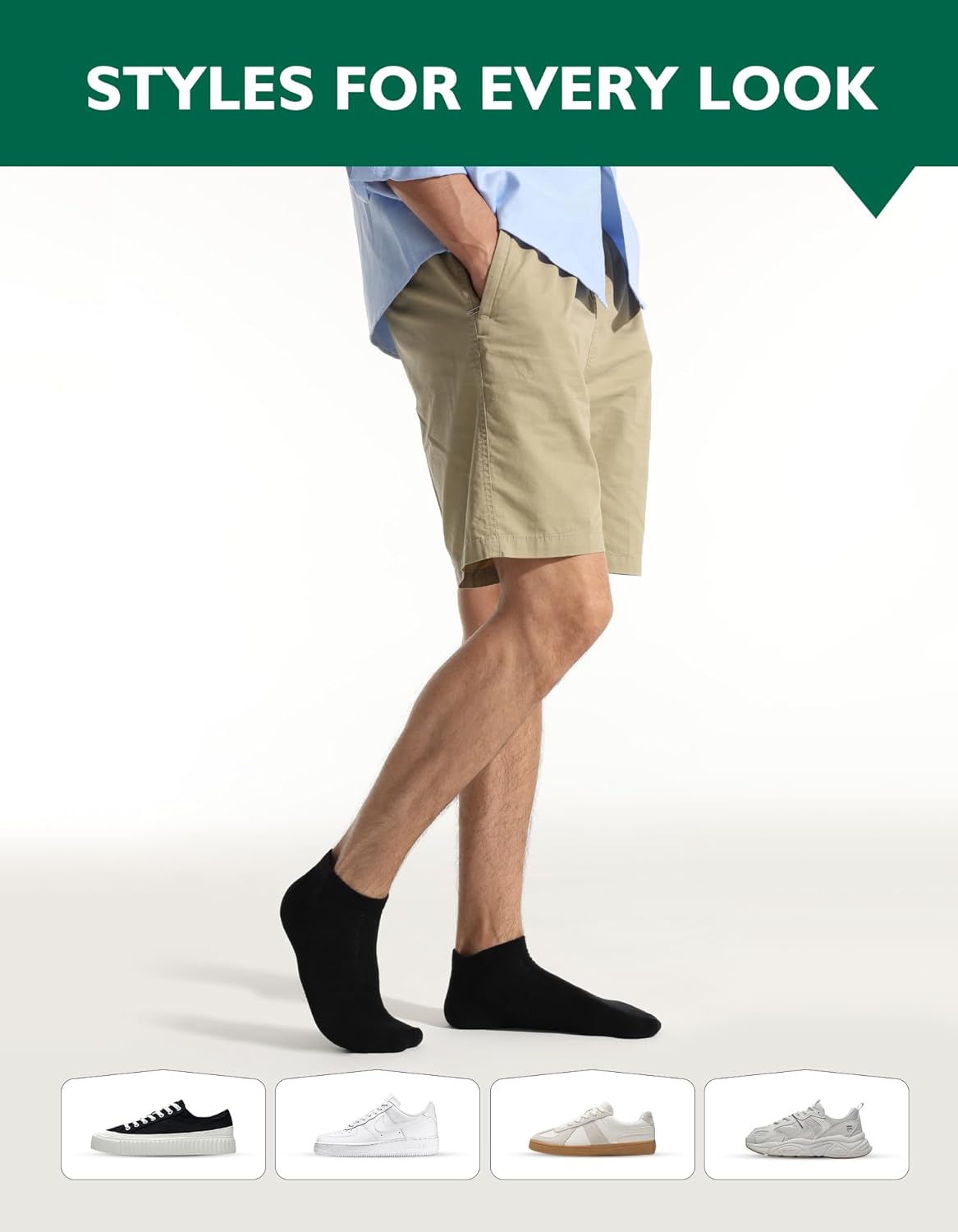 Thumbnail 5 de CLOSEMATE – 6 paires de chaussettes bambou et coton (39-42 / 43-46) Homme/Femme, anti-odeur, respirantes et confortables