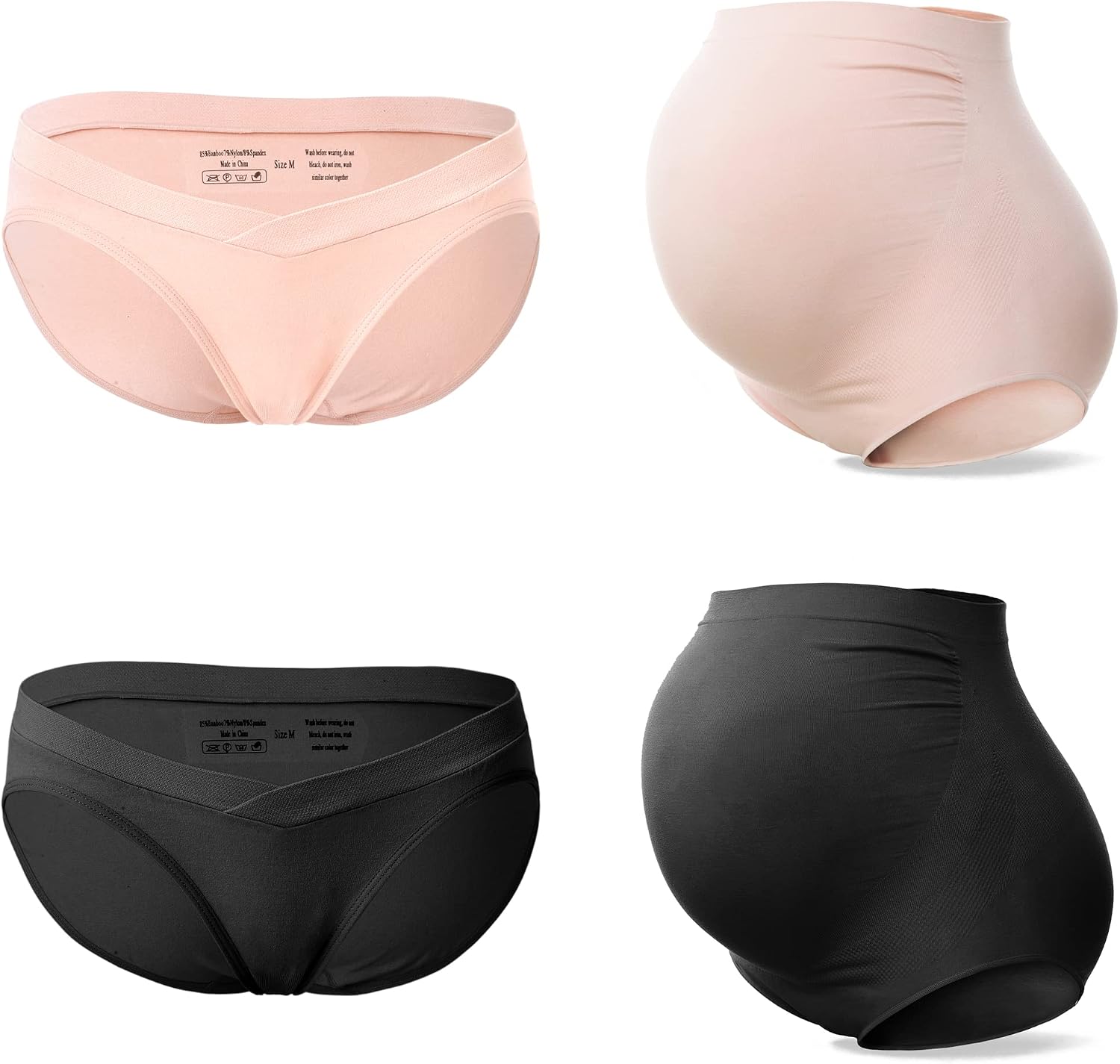 Thumbnail 3 de Sunnybuy Women's Maternity High Waist Underwear Seamless Hipster 🩲