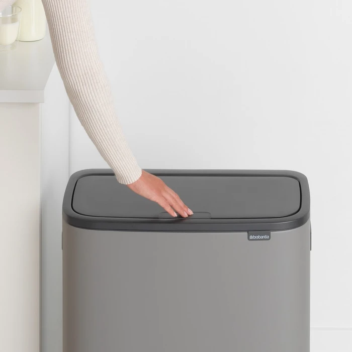 Thumbnail 5 de Brabantia Bo Touch Bin 60 L Mineral Concrete Grey 🗑