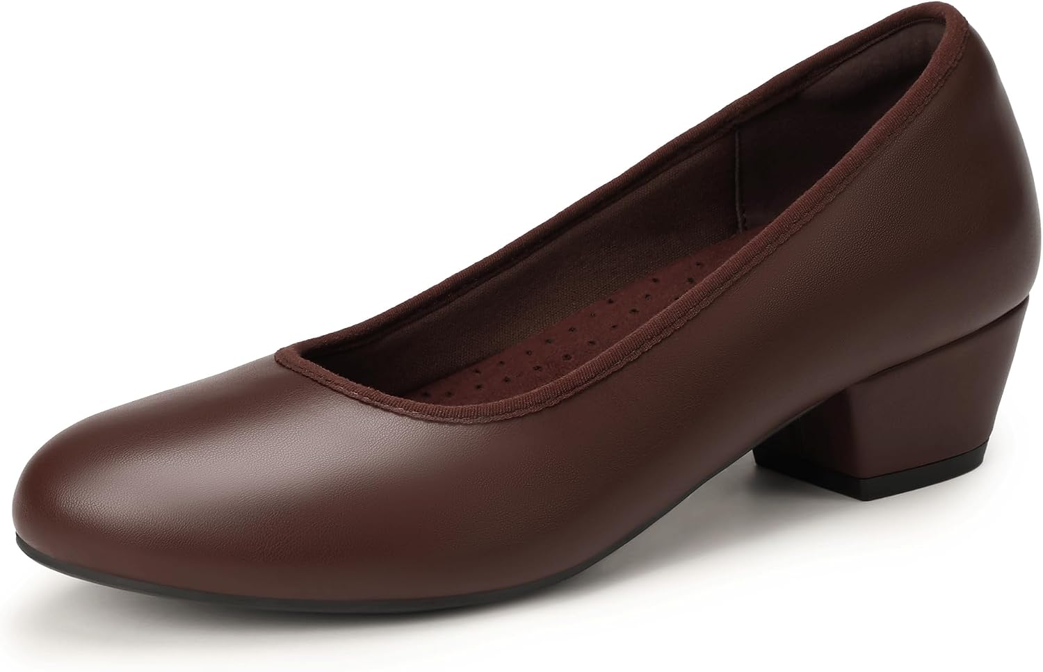 Detalle de IDIFU Women's Pumps, 1.5-Inch Block Heel