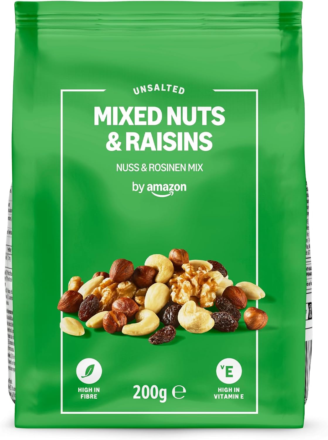 Detalle de by Amazon Frutta a Guscio Mista e Uva Passa 200 g (confezione da 7)