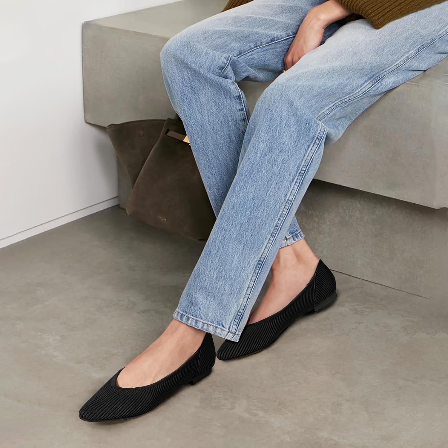 Thumbnail 3 de TINGRISE Women's Pointed Toe Flats