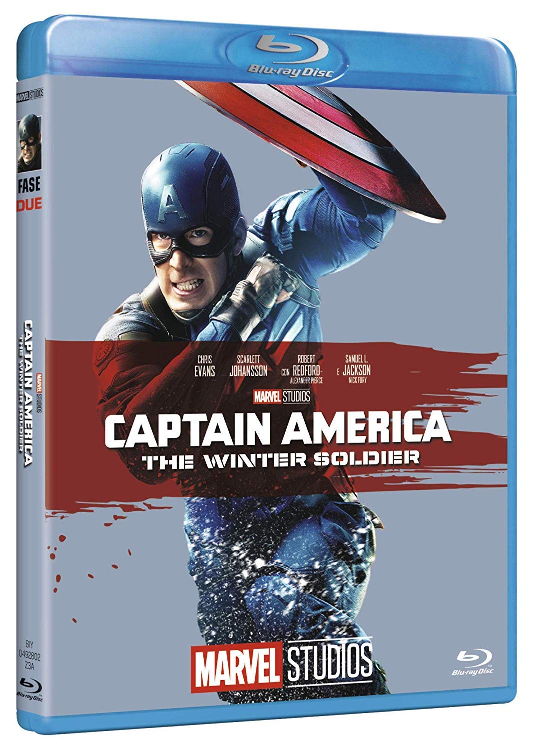 Detalle de Captain America: The Winter Soldier 10° Anniversario Marvel Studios (Blu-ray)