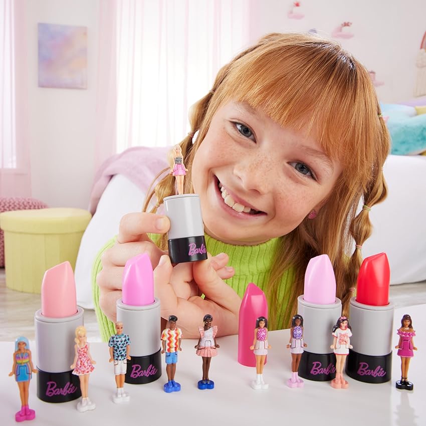 Thumbnail 1 de Barbie Mini Barbieland Set: Pintalabios y 5 Muñecas Sorpresa 💄