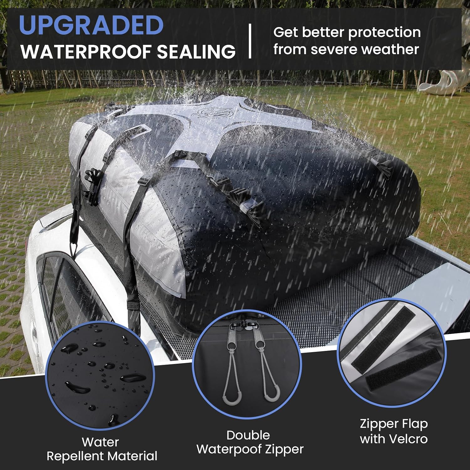 Thumbnail 4 de Sailnovo Car Roof Bag 580L waterproof