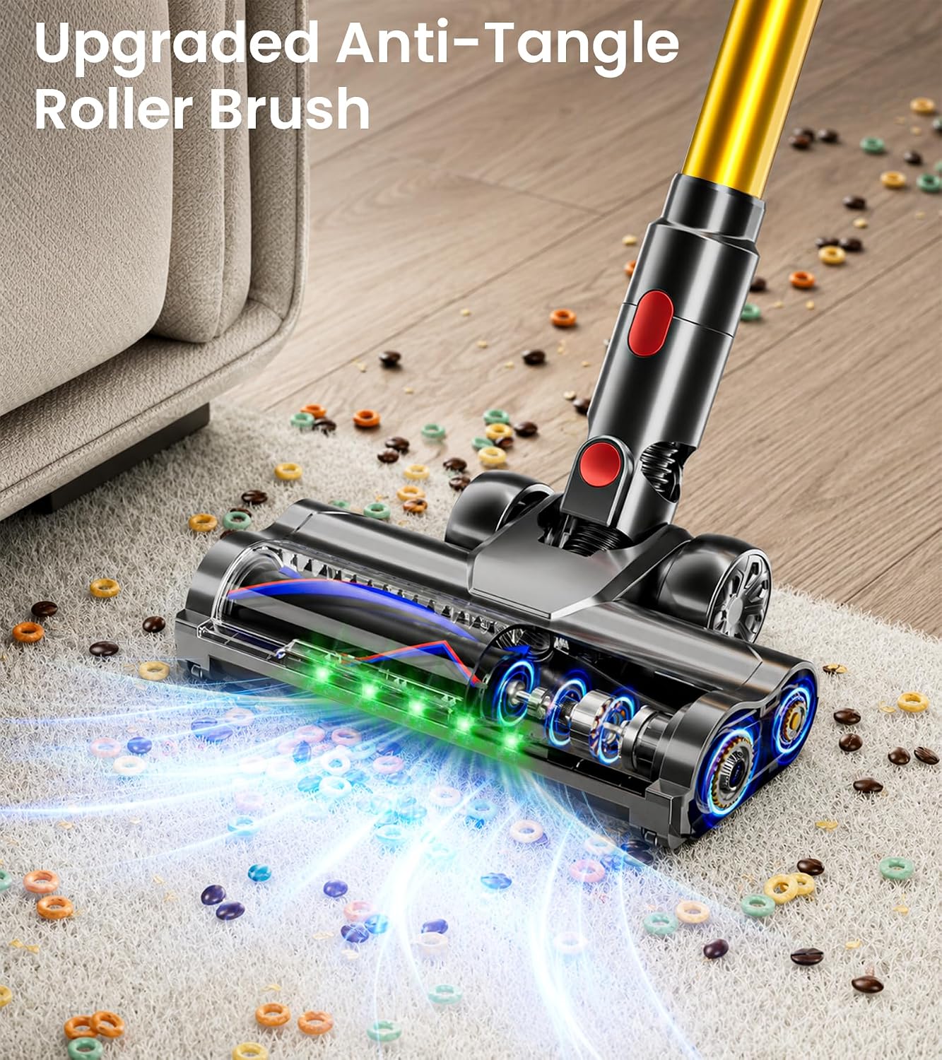 Detalle 2 de Valitip VAL 08 Cordless Stick Vacuum, 600W, 50KPa, Self-Standing
