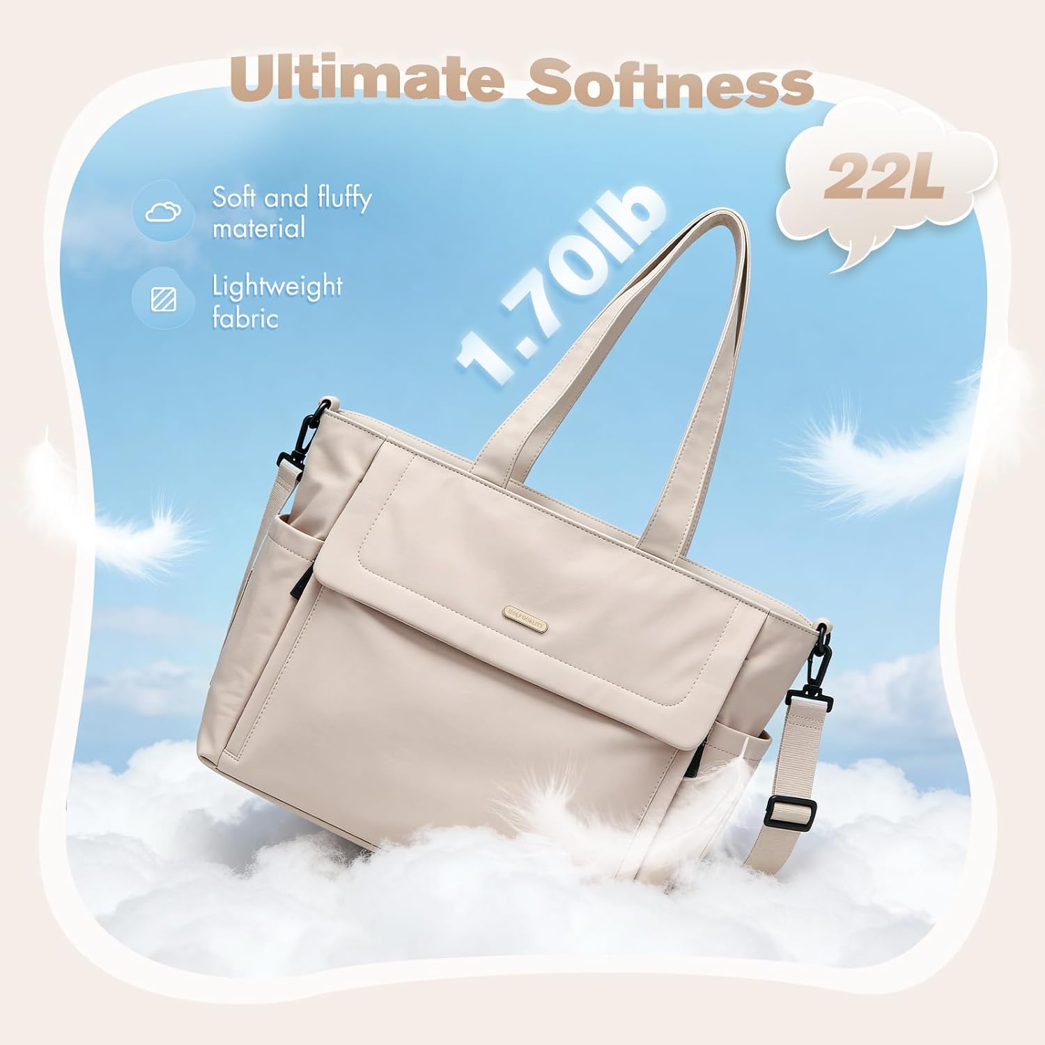Thumbnail 5 de GOLF QUALITY 14L Puffer Diaper Bag Tote with Crossbody Carry