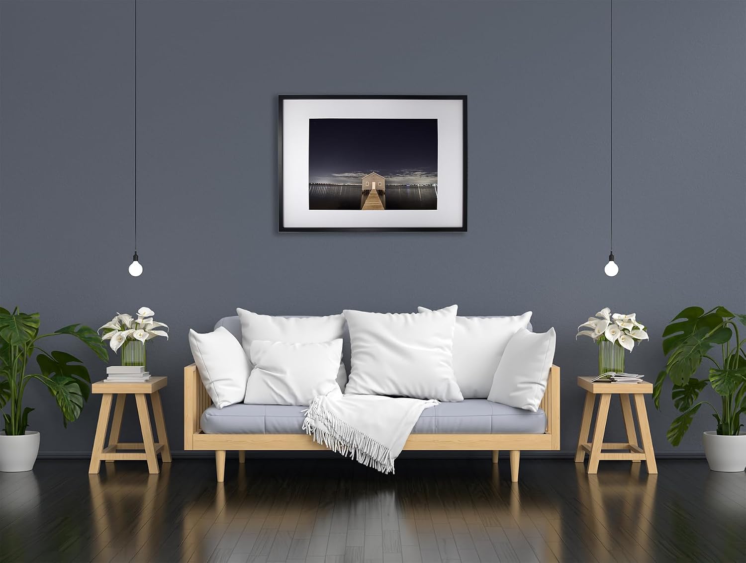 Detalle 2 de A1 Black Picture Frame Set of 3 for A2 Posters 🖼