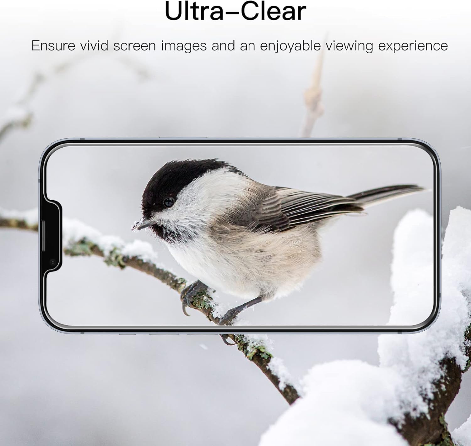 Thumbnail 6 de JETech Screen Protector for iPhone 17e (2026) / iPhone 16e / iPhone 14 6.1" – Tempered Glass Film (3-Pack)