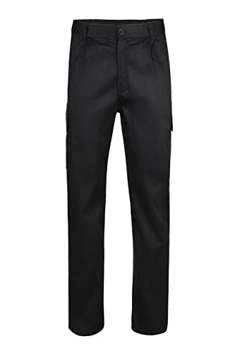 Detalle de Velilla 345 Pantalón Multibolsillos Negro – Talla 42