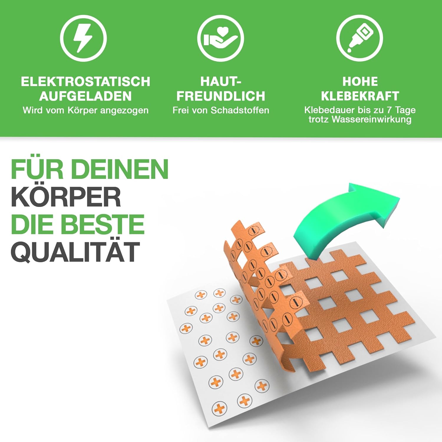 Detalle 2 de Gittertape Premium-Set 140 Stk – 3 Größen (Typ A, B, C) mit gratis E-Book 60 Anwendungsbeispielen