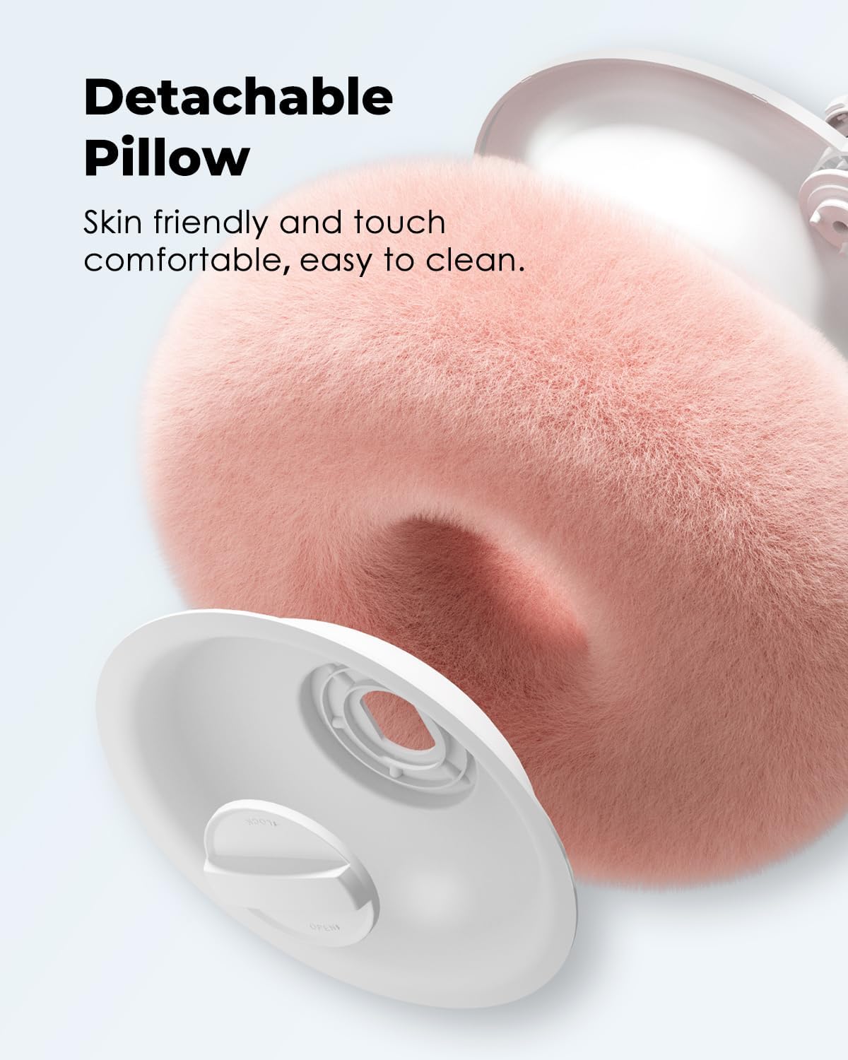 Detalle 2 de Viozon Tablet Stand with Pillow (360° adjustable phone holder) in Pink