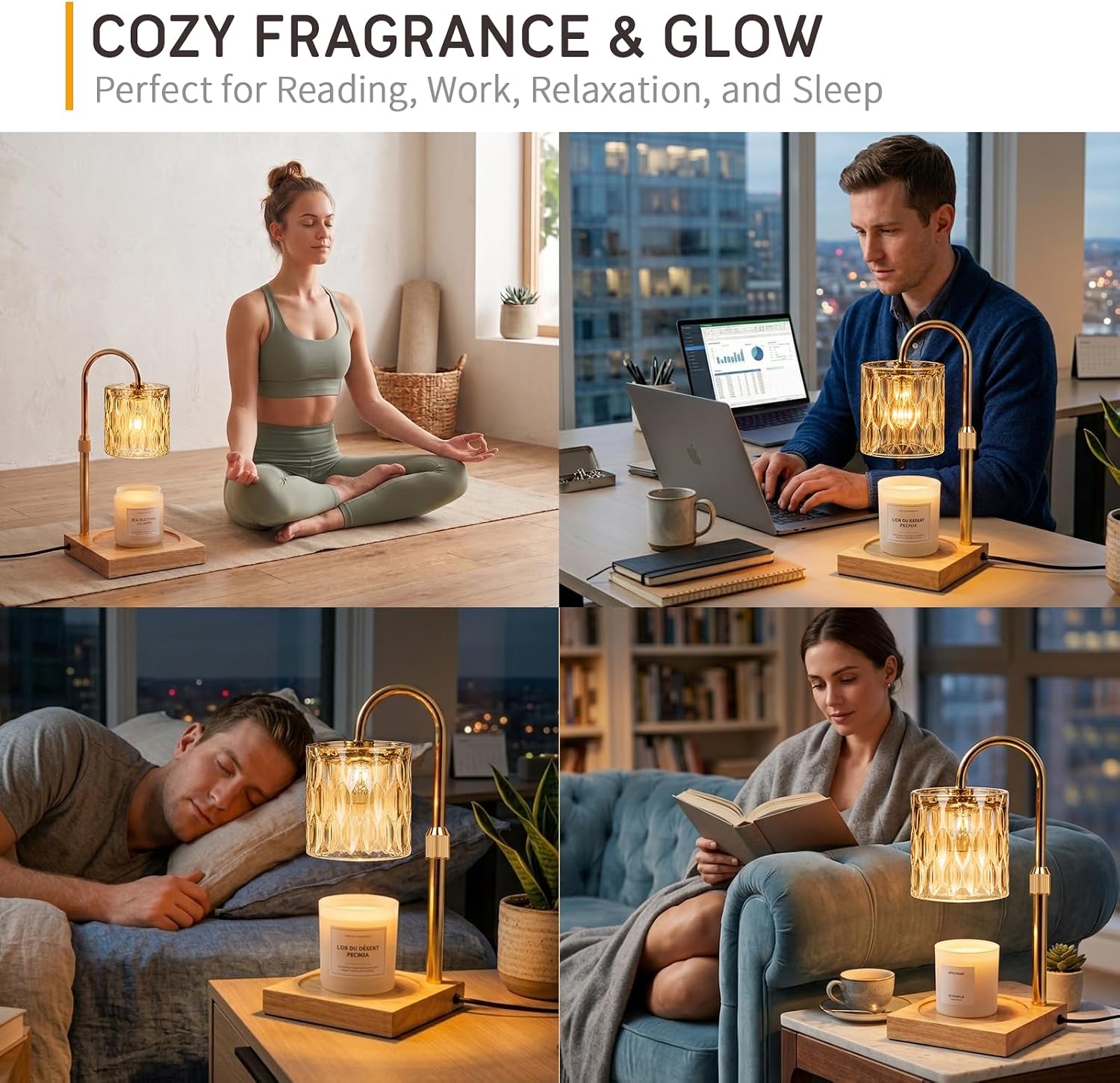 Thumbnail 1 de Candle Warmer Lamp with 3 Bulbs 50W