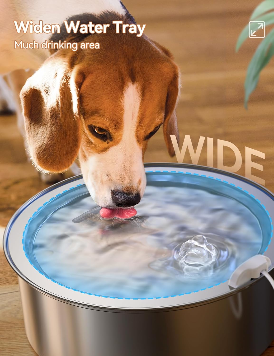 Thumbnail 2 de FEELNEEDY 7L Katzenbrunnen Edelstahl 🐱