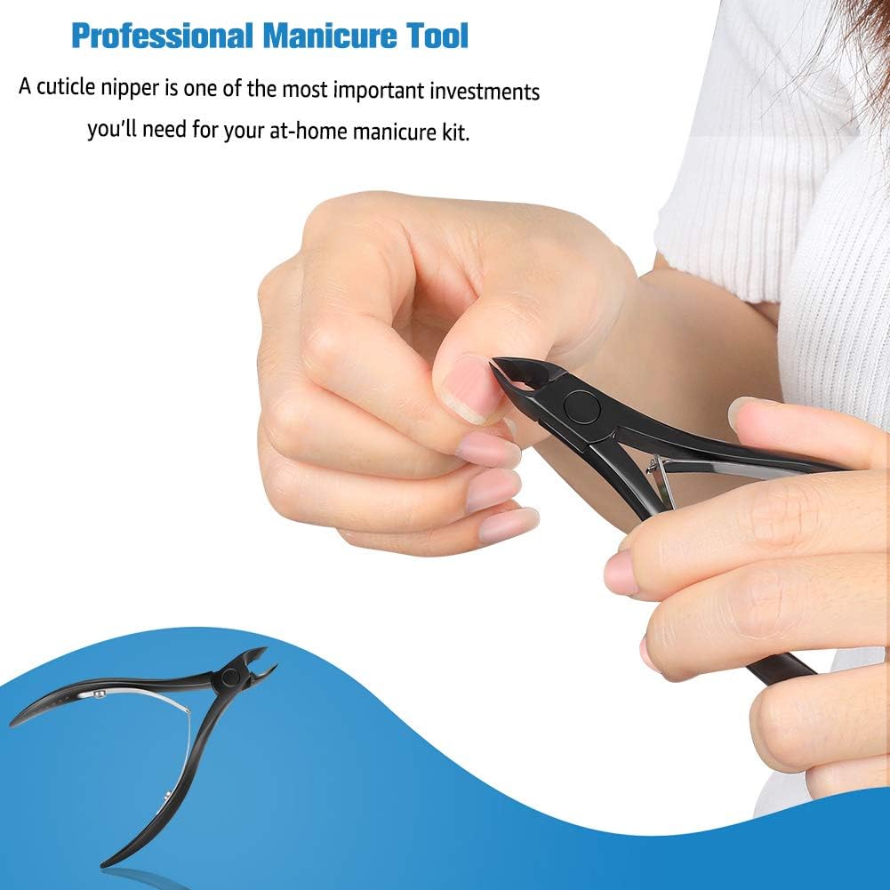 Thumbnail 6 de FERYES LE-S301 1/2-Jaw Cuticle Nippers, Stainless Steel, Black