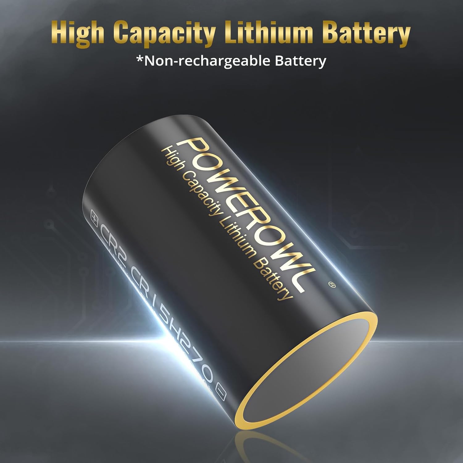 Thumbnail 3 de POWEROWL CR2 3V Lithium Battery (Pack of 6) – High Capacity, Long-Lasting Power for Sensors, Cameras and Flashlights
