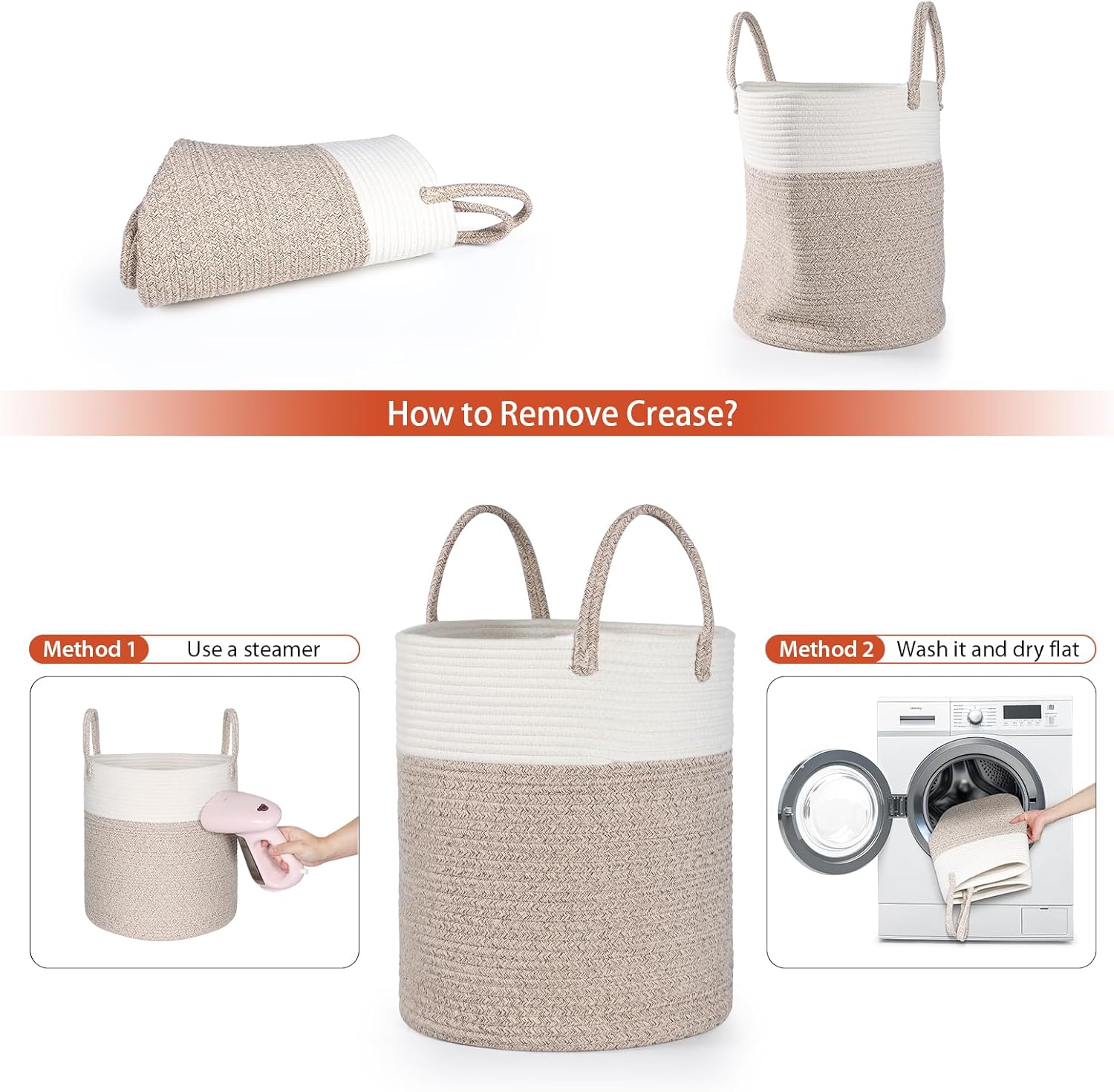 Thumbnail 4 de Univivi New Laundry Basket 40L storage basket