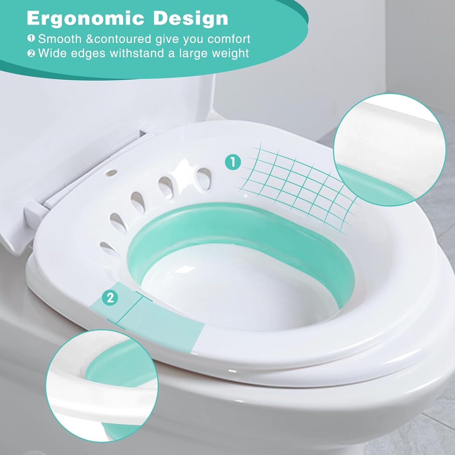 Thumbnail 4 de DEANIC Foldable Sitz Bath 300 lb capacity