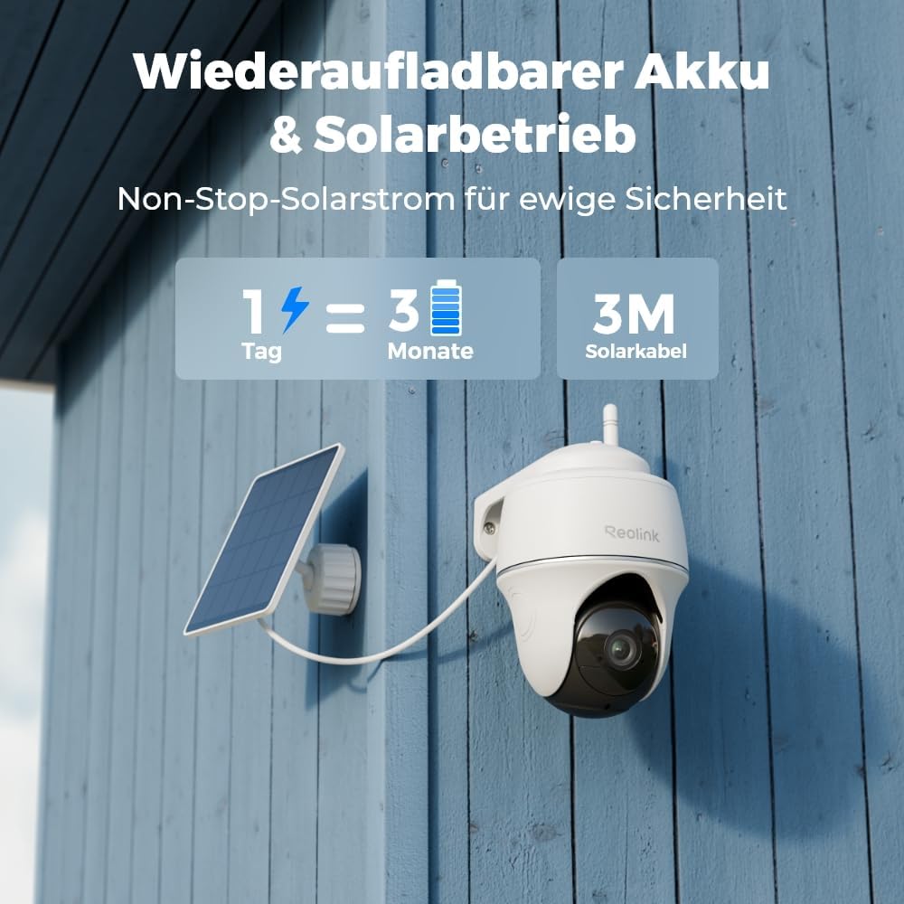 Thumbnail 4 de Reolink Argus PT Lite 3MP Akku-Außenkamera