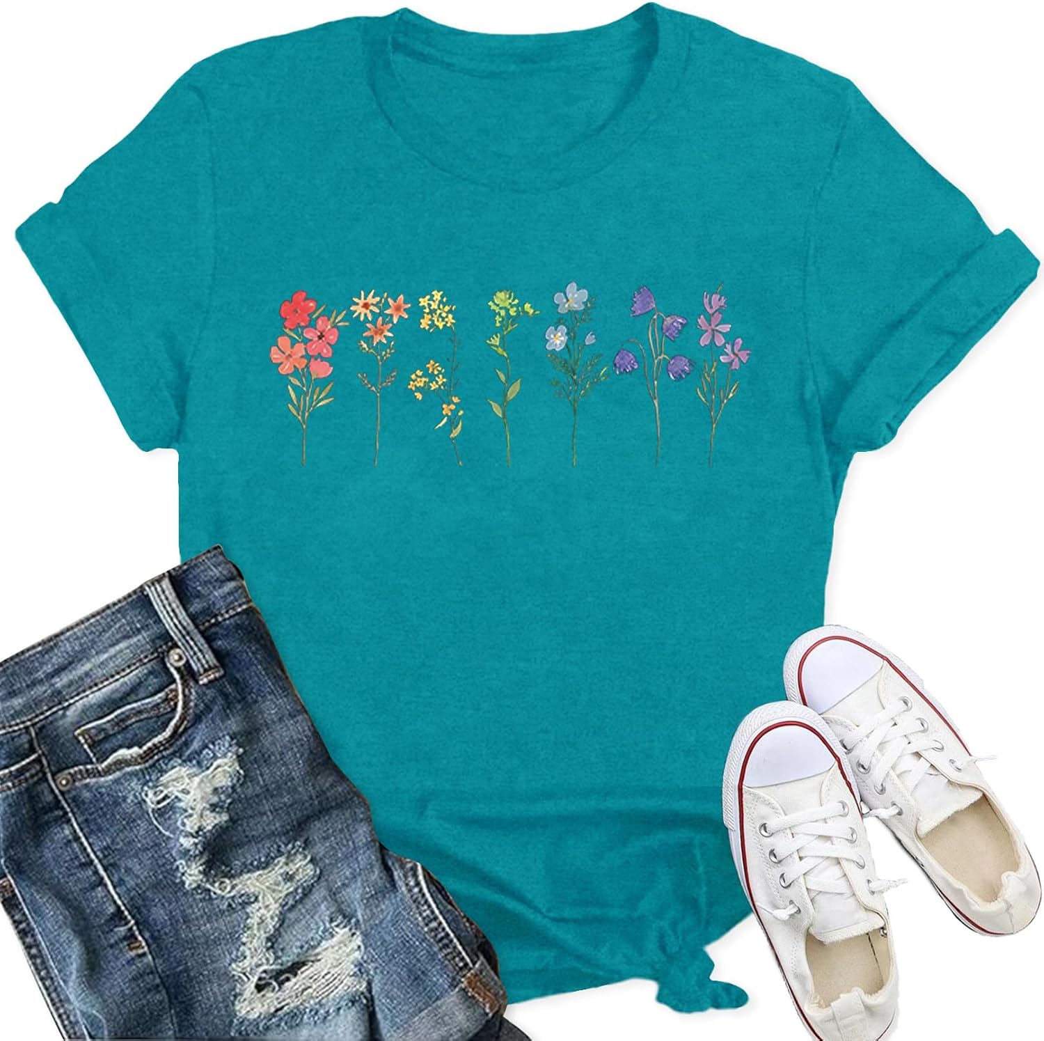 Detalle de Qskall Womens Pride T Shirt Rainbow Hearts Shirt Love is Love Top