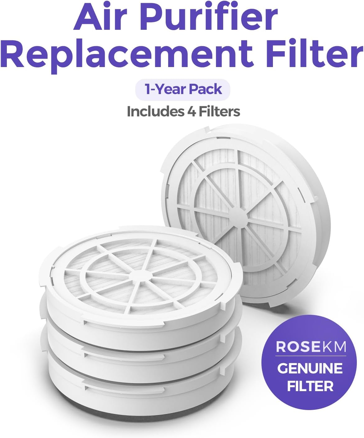Thumbnail 1 de Rosekm AP001R Replacement Filter 4 Pack
