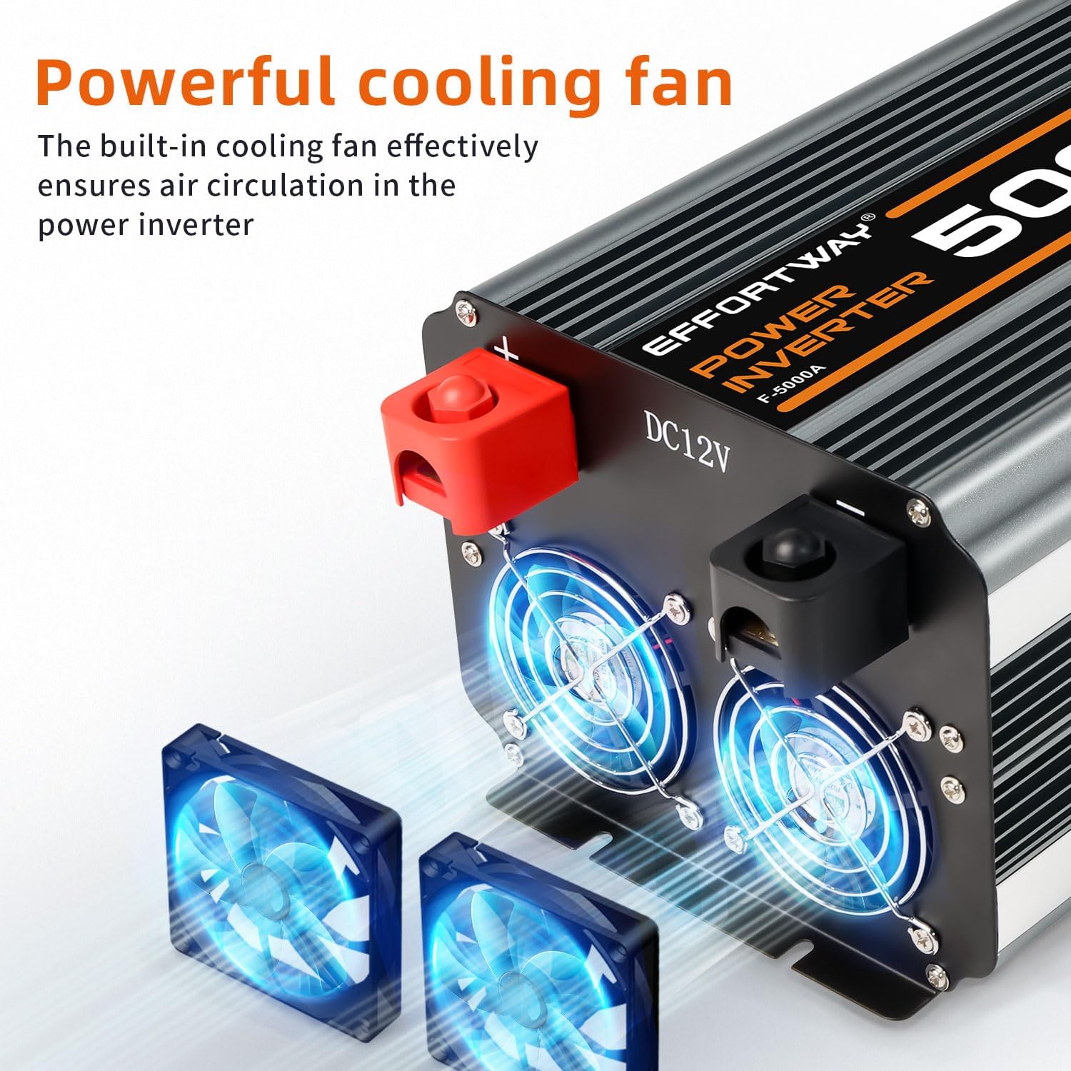 Thumbnail 5 de 5000W DC 12V to AC 110V Inverter