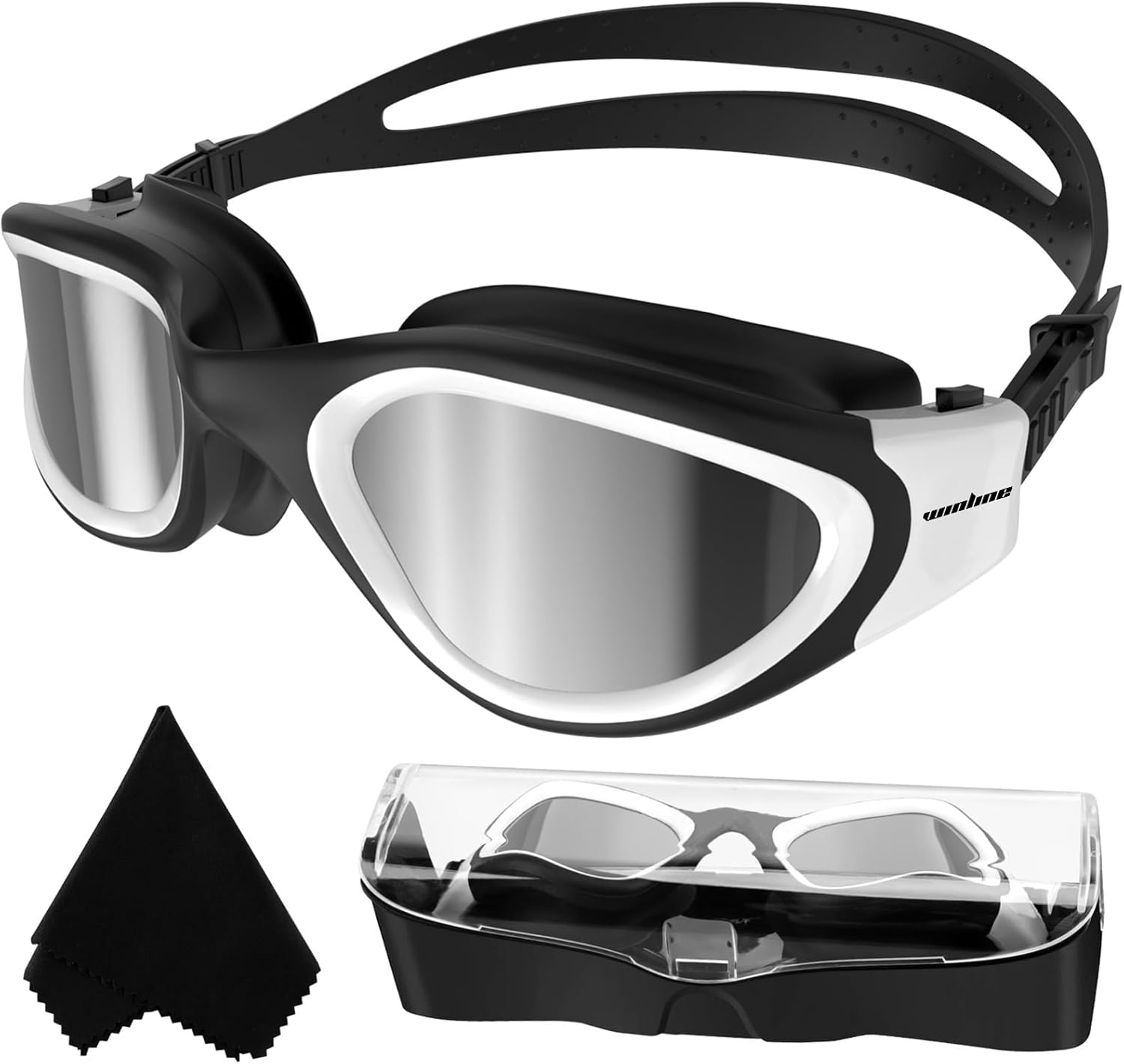 Winline Adult Open Water Swimming Goggles – Anti-Fog, UV Protection, No Leakage