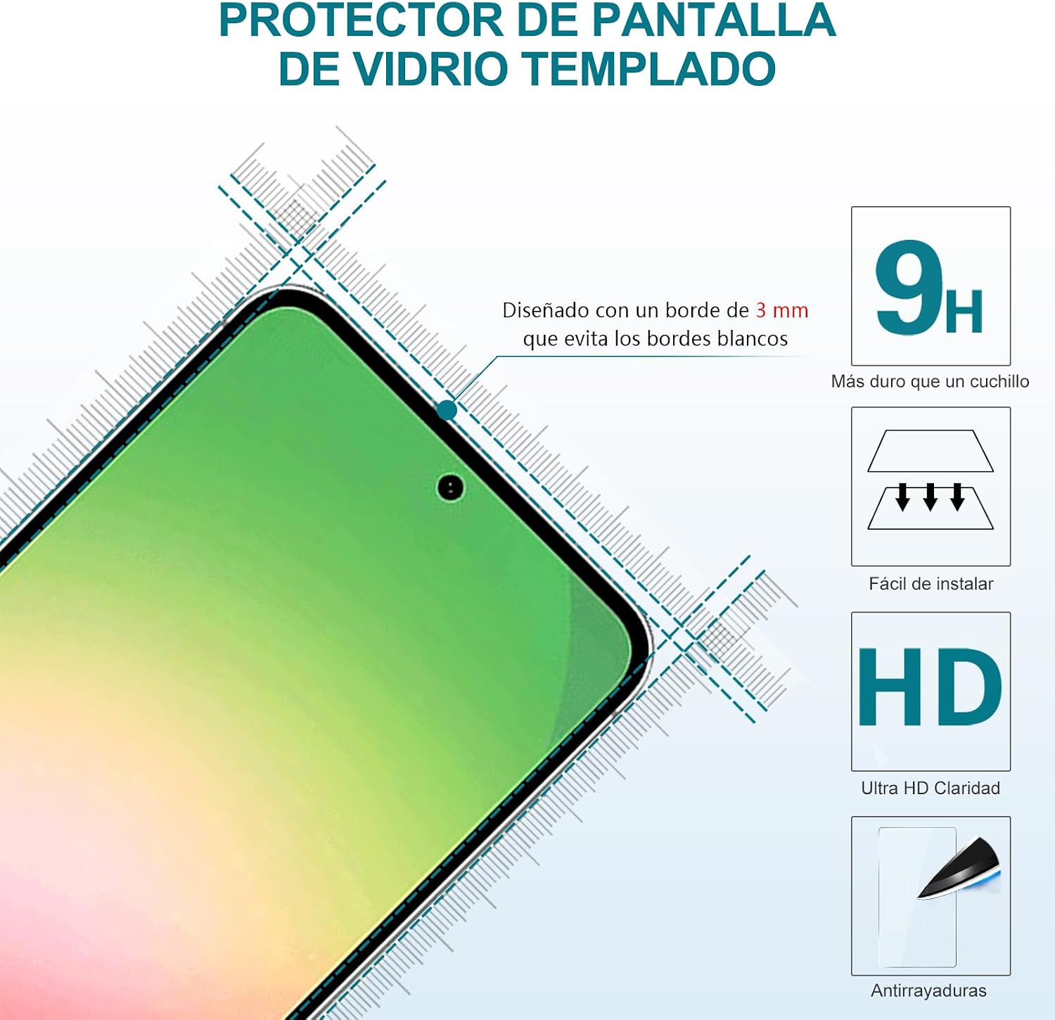 Thumbnail 6 de LeYi Funda Galaxy A56 5G Transparente