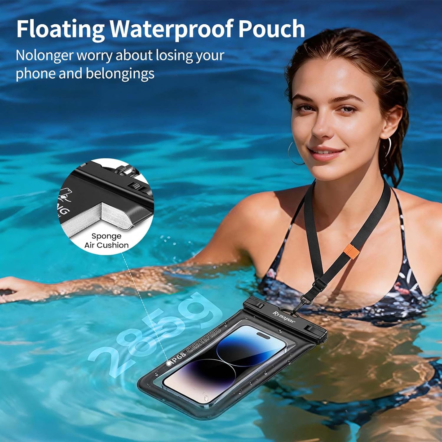 Detalle 2 de Waterproof Phone Pouch, up to 9.0 inches